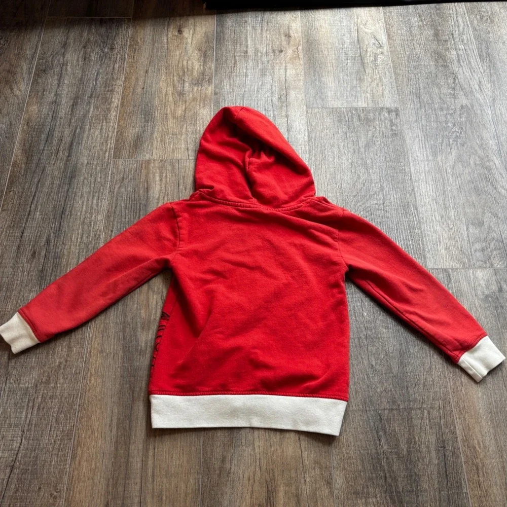 Disney Pixar Cars‎ Lightning McQueen Red Pullover Hoodie Boys Size 4T, Racing